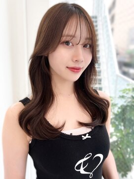 アリュウル 表参道(ALLURE) くびれミディ＊シースルーバング/顔周りカット/レイヤーカット