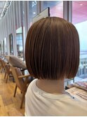 切りっぱなしボブ