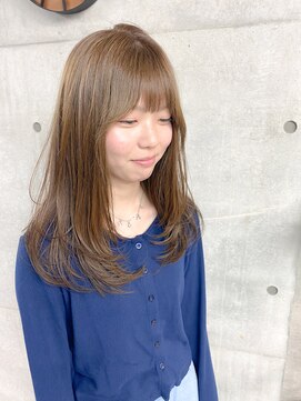 エンドット(en.) ロングレイヤー&顔周りカット 担当寺尾