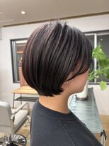 モコヘアーフロール(MOCO hair flor)&nbsp;丸みショートボブ／艶ヴァイオレット