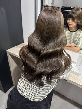 【ブリーチなし】オリーブグレージュ