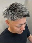 名古屋ホワイトメッシュスパイキーショートジェットモヒカン30代