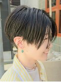 似合わせハンサムショート×軽い束感カット　フクザワ