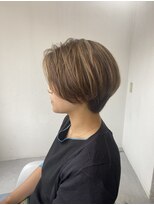 ソイクフ(SOY KUFU)&nbsp;20代30代40代◎小顔に見えせる似合わせカットオリーブグレー