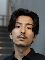 レタッチバイフィフス(RETOUCH by fifth)&nbsp;原宿ルーズパーマオールバックスパイラルパーマ大人ビジネスヘア