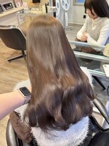 ミュージアム(MUSEUM)&nbsp;オリーブグレージュ/レイヤーカット/天使の羽バング