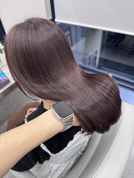 カルム 天神大名(calme) 【calme】ピンクベージュ 髪質改善 髪質改善トリートメント