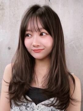 ガーデンヨコハマ(GARDEN YOKOHAMA) ワンホンレイヤー ミルクブラウン ハッシュカットフレンチバング