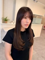 イマージュ 志免店(image)&nbsp;毛先ワンカールの垢抜けレイヤーストレート