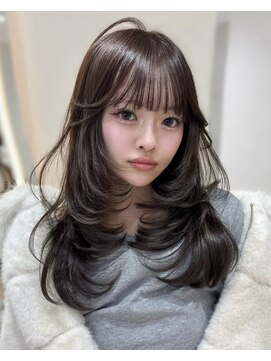 サイン 渋谷(SIGN) 韓国ヘアハッシュカットレイヤーカットブリーチ無し韓国ボブ渋谷