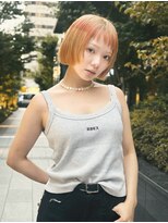 クイン(qin)&nbsp;リップラインボブ×中間カラー