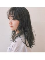 モロコ 神保町 小川町店(moloco)&nbsp;セミロングオリーブグレージュカラー