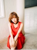 お手入れ簡単ボブパーマ