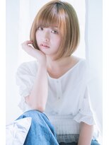 ヴァンクシー バイ ルナ(VANKCY by Luna) 30代 40代 簡単 時短 ボブ 厚めバング アッシュ グレー 暗め