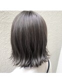 【梅田 茶屋町】ボブ×アッシュブラウンカラー デザインカラー