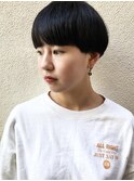 【morio成増/玉井】刈り上げ　マッシュショート　黒髪