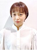 耳掛けショート_イヤリングカラーラベンダーカラー_8286