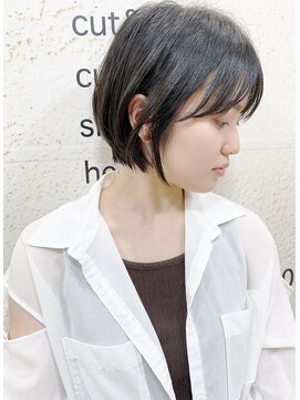 モリオ フロム ロンドン サッポロファクトリー店(morio FROM LONDON) 【morio札幌】札幌ショート　大人かわいい黒髪丸みショートボブ