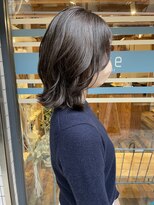 ロレ バトヘアー 下北沢(lore bat.hair) ミディアムレイヤー×オリーブグレージュ