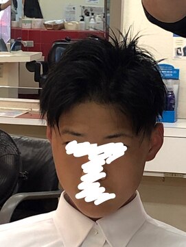 香芝美容室 ツーブロックショートレイヤー