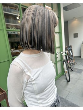 キセツ(ki se tsu) オシャレに白髪を無効化できるアウターカラーとボブ