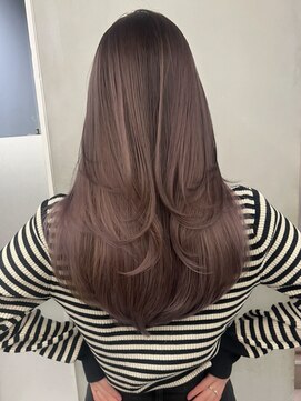 サイン 表参道(SIGN) 韓国ヘアイメチェンハッシュカット似合わせカットレッドブラウン