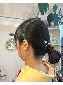 結納ヘアセット，着付け