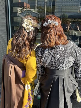 ジャガラ 千葉駅北口店(JAGARA) 卒業式ヘア/ハーフアップアレンジ/ヘアアレンジ【千葉】