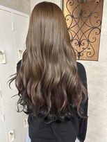 ルノン シェリー(LUNON cheliy) ミルクティーブラウン×ブラック 裾カラー/ブリーチ/ロング