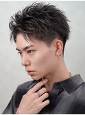 【リバースアッパーショート】ツーブロック刈り上げ爽やかヘア