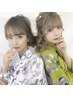 【土日祝限定】浴衣着付け(持ち込みのみ)+ヘアセット￥5,000~