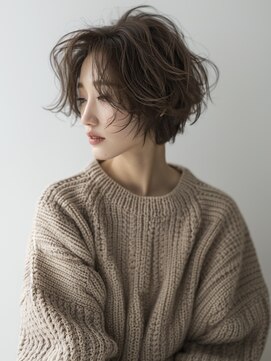 アルトリスト(Altruist Aging×HAIR&SPA) ☆イメチェンピンクベージュアンブレラカラー前髪クールショート