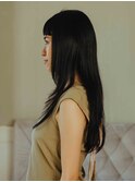 オン眉×ロング/20代/30代/40代/50代/倉敷/白楽町