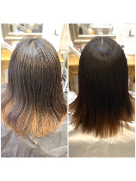 ヘアーサロン ポラリス(POLARIS) 【髪質改善】 縮毛矯正 ごわつく質感