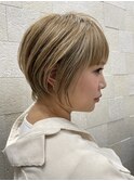 30代40代おすすめ☆乾かすだけで綺麗なシルエット☆大人ショート