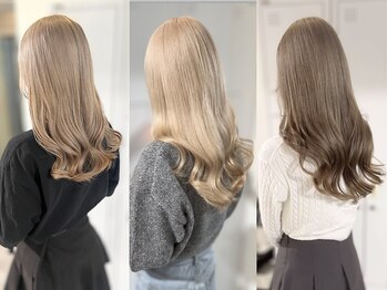 piLLon心斎橋/韓国/ブリーチ/ダブルカラー/髪質改善ストレート/トリートメント