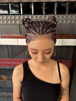 デザインサロンリア(design salon Lia)&nbsp;コーンロウ☆★ツインお団子♪