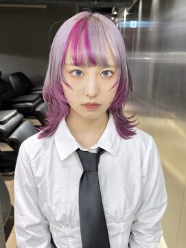 ペレ 栄店(PELE) イメチェン/ホワイトブロンド/外ハネボブ/美髪/栄