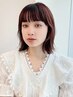白髪染カラー+カット+トリートメント ￥7000
