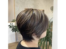 ティエヘアー(tie hair)の雰囲気（白髪ぼかしカラーもダメージレスに楽しめます【美濃市/関市】）