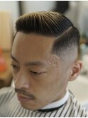 七三分け
