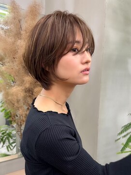 ギークス(GEEKS) 【GEEKS渋谷】ナチュラルショートウルフ/ベージュ/小顔/秋冬ヘア