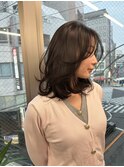 レイヤーカット/横浜/ミディアムレイヤー/バタフライカット