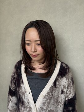 ティピ(tipi) 顔周りレイヤー×ワンカール☆宿里沙也香