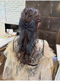 #ヘアセット #ハーフアップ