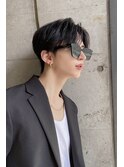 ～メンズ　黒髪刈り上げセンターパート～ 【Ria 大阪 梅田】