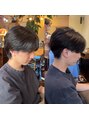 美容室 ブラウン(Brown) シースルーマッシュもセンターパートも2WAYで楽しめる