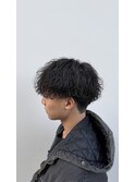 波巻きパーマ