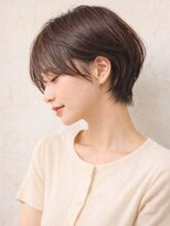 ヘアーアンドメイクサワ 佐久店(sawa)&nbsp;ショートマッシュショートレイヤー透けカラースッキリボブ清楚UP