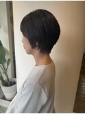 大人スタイル/ショートカット/丸みショート